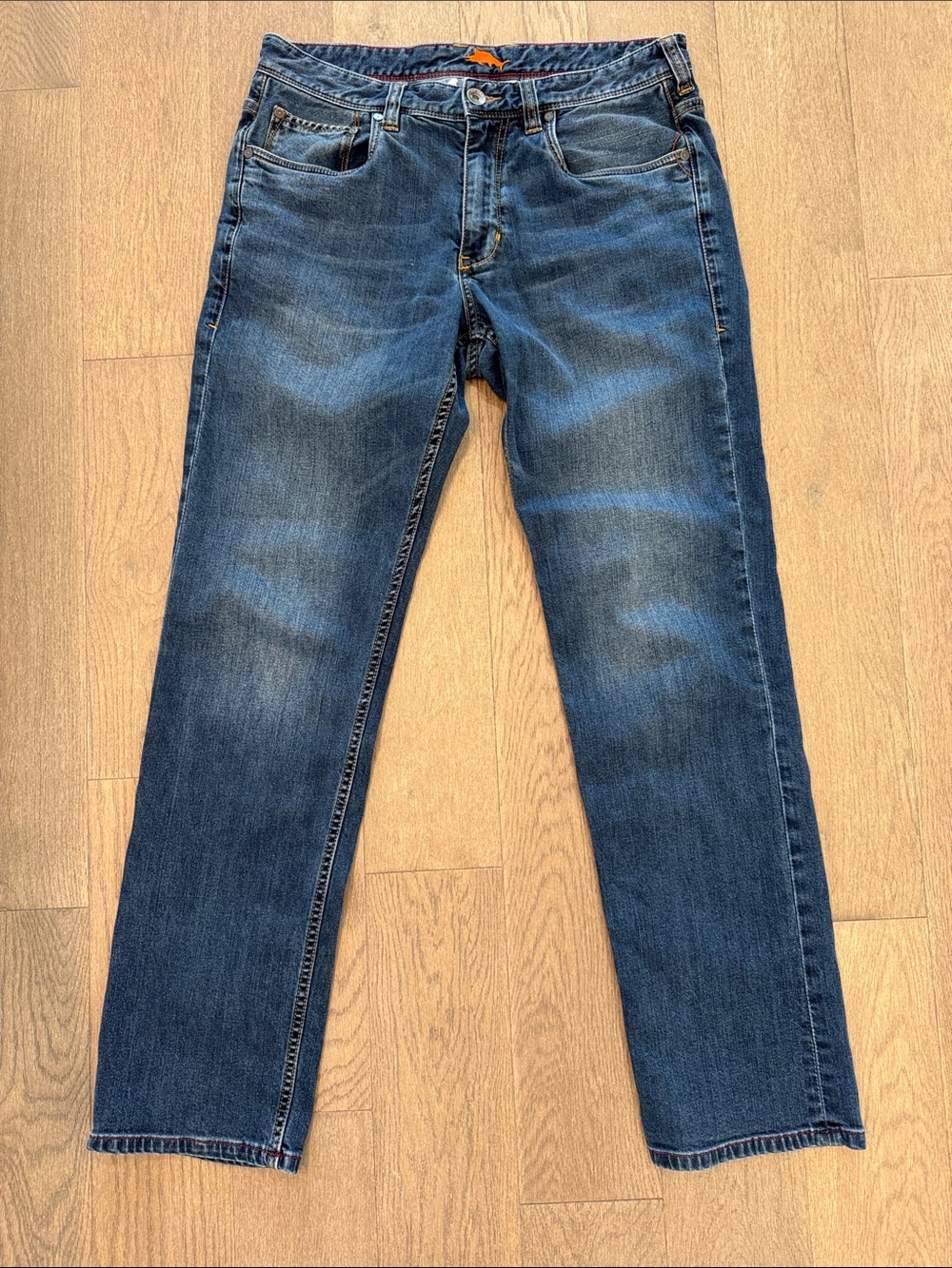 Tommy Bahama Sand Drifter Authentic Blue Denim Jeans Mens 32/32 Straight Leg - Picture 2 of 16